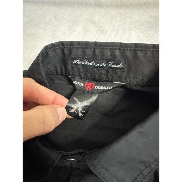 Artful Dodger Men's Black Button Up Size Large - Picture 5 of 6